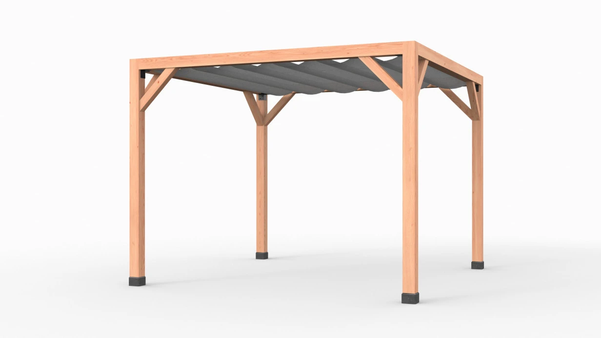 Harmonicadoek 370 x 500 cm Antraciet - Afbeelding 2